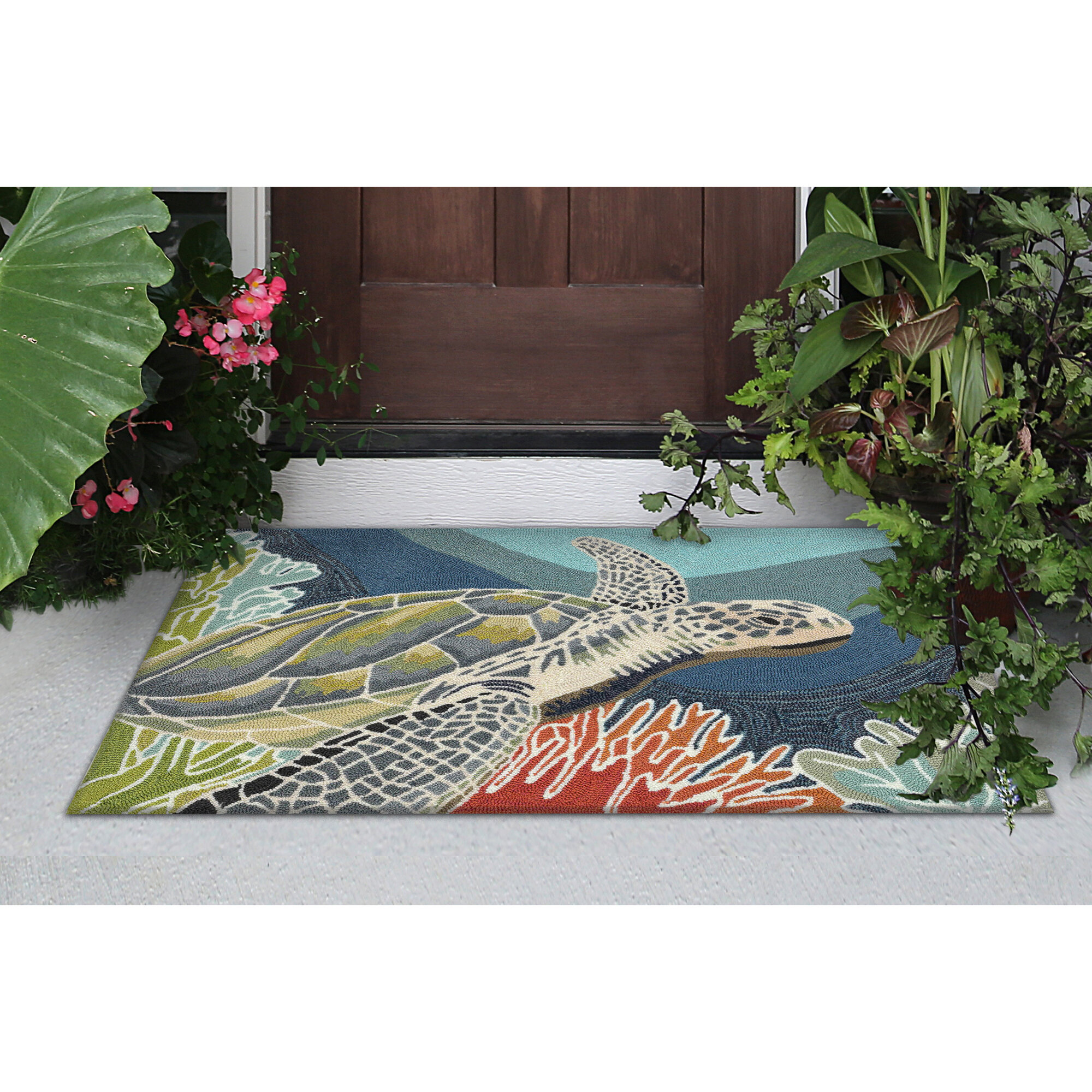 Beachcrest Home Hemsworth Handmade Tufted Blue Indoor Outdoor Area Rug And Reviews Wayfair 9917