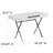Pownal 44.25"W x 21.625"D White Computer Desk with Keyboard Tray and Drawers