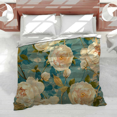 Blend Roses Cotton Blend Comforter