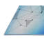 Tapis décoratif bleu géométrique-571391885