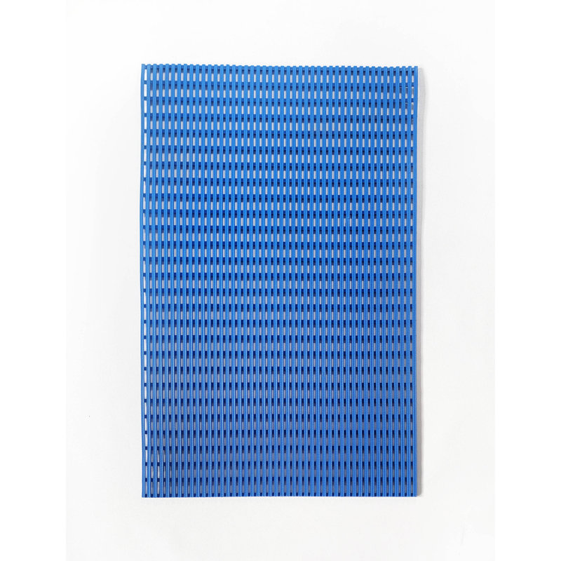 Tapis de piscine, vestiaire, douche, patio ou maison et bureau, Simple - L 72 po x l 36 po, Bleu