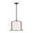 Pasadena 4 - Light Black/White Lantern Pendant