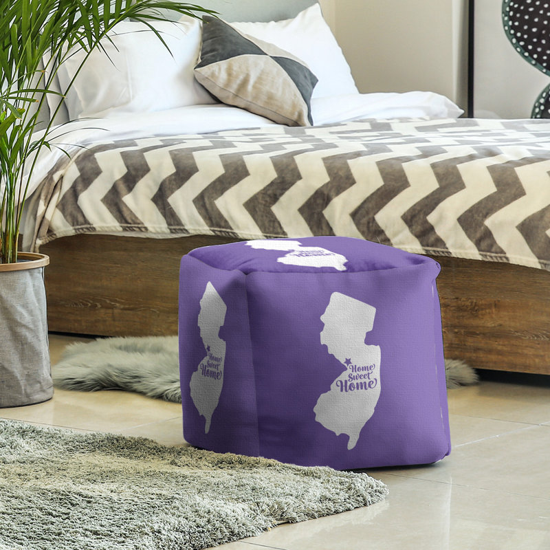 Repose-pieds à cubes trenton the home, Mauve