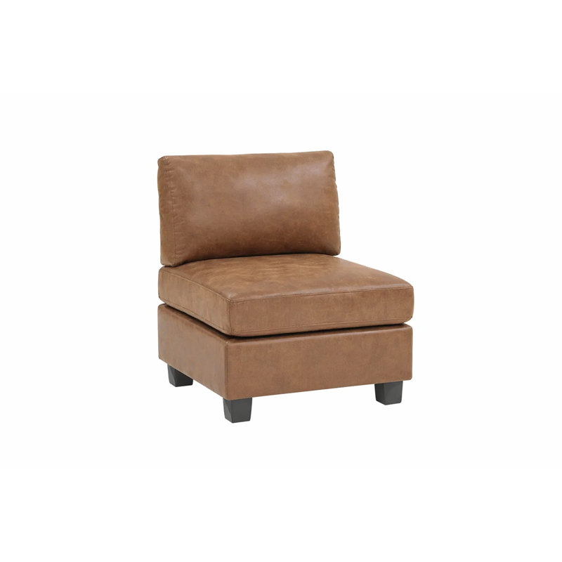 Fauteuil d'appoint moderne sans accoudoirs
