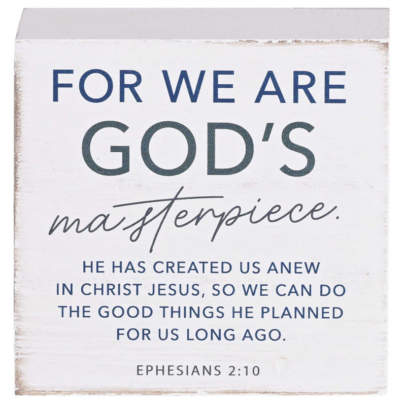 Plaque de table «We Are Gods», chef-d'œuvre 3 x 3