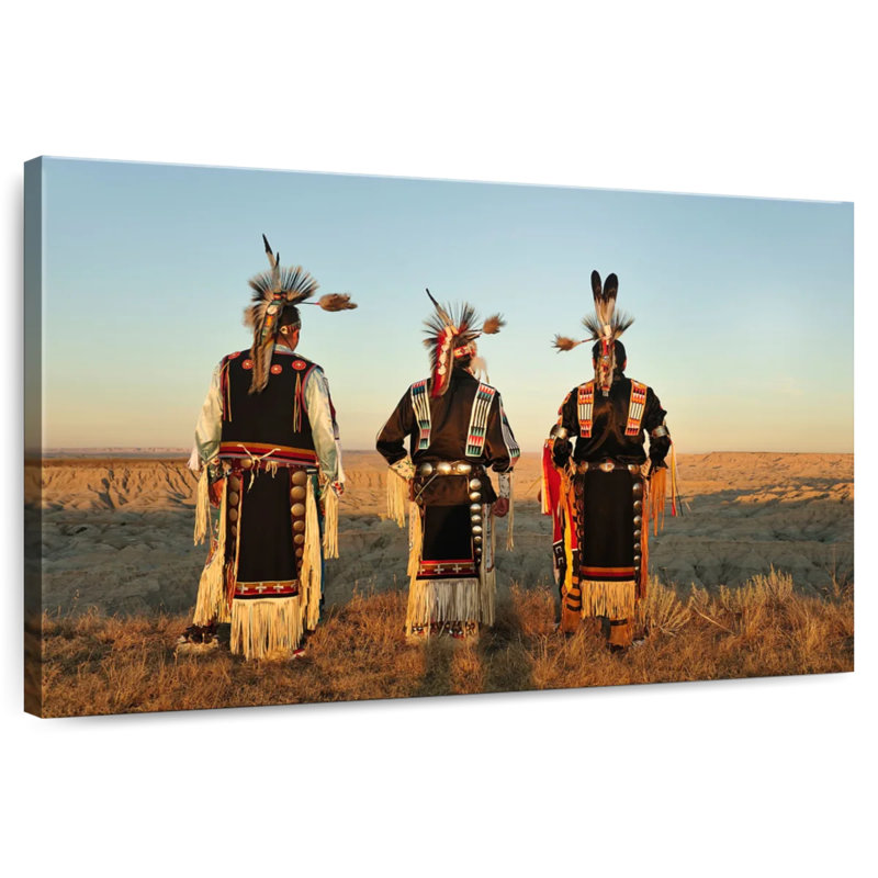 Indiens Lelar Lakota du Dakota du Sud, H 8 po x l 12 po