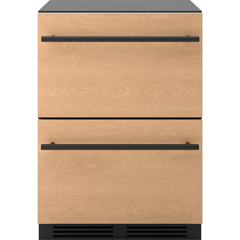 Zephyr Presrv 24" Built-In Dual Zone Panel Ready Refrigerator Drawers
