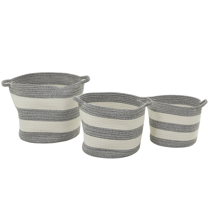 Longshore Tides Fabric Decorative Basket