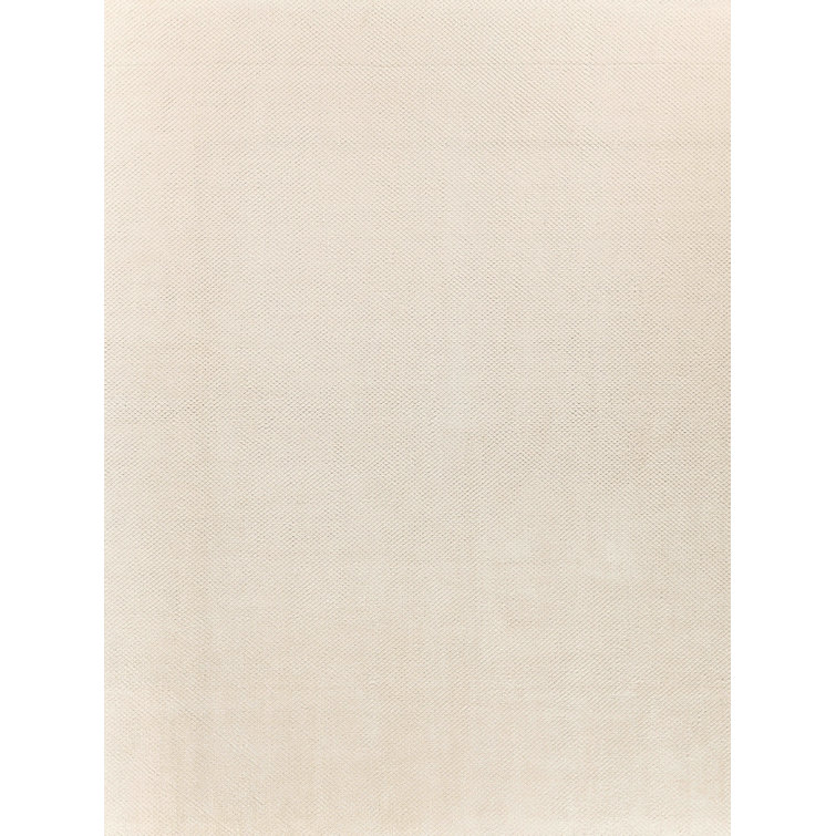 Pearl Geometric Area Rug in Ivory
