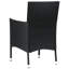 Outdoor Patio Dining Armchair with Cushion-1747062935