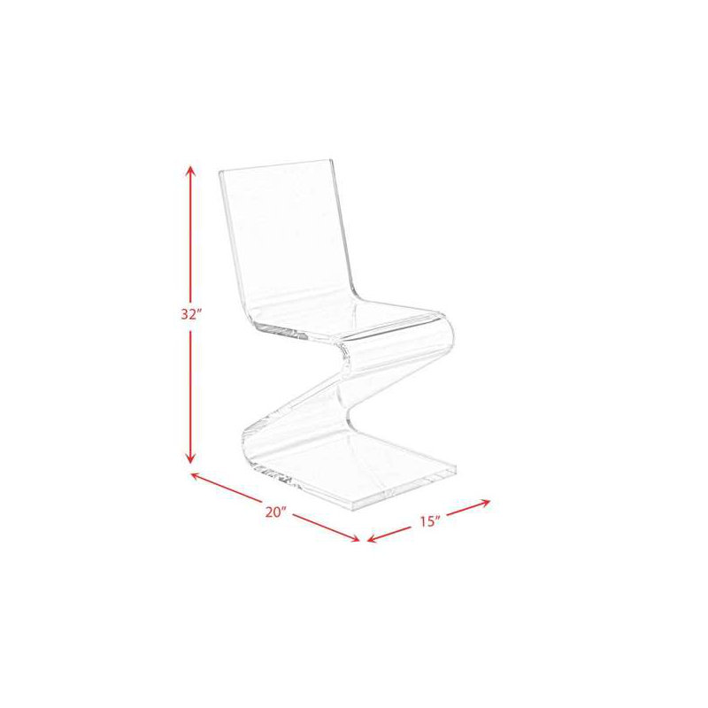 Fauteuil Z Iris en noir