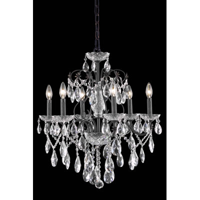Dagmar 6 - Light Glass Classic / Traditional Chandelier