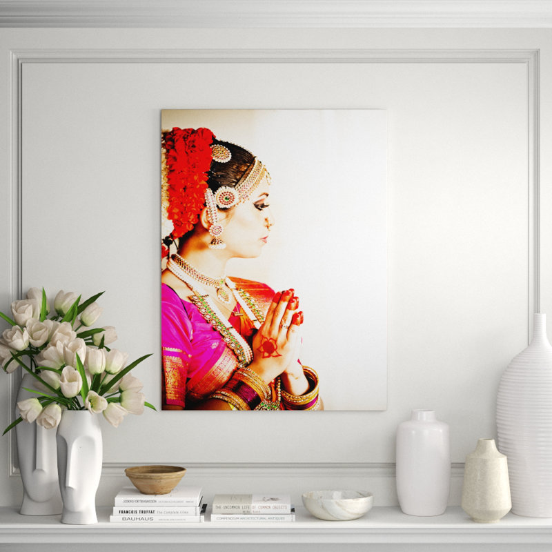 Namaste Ivory Print, 40" H x 30" W