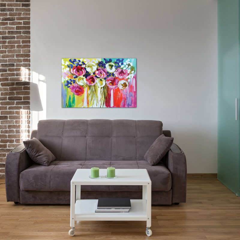 «Summer Salsa», reproduction d'art sur toile, H 8 po x l 12 po x P 0,75 po, Toile tendue, Pas de tapis