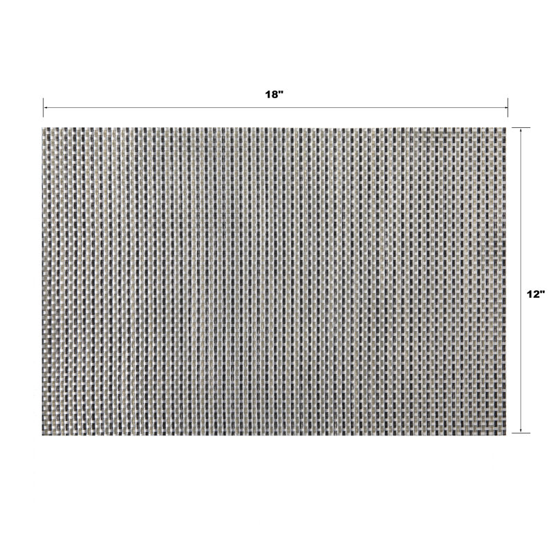 Napperon 17,7 po, Gris foncé