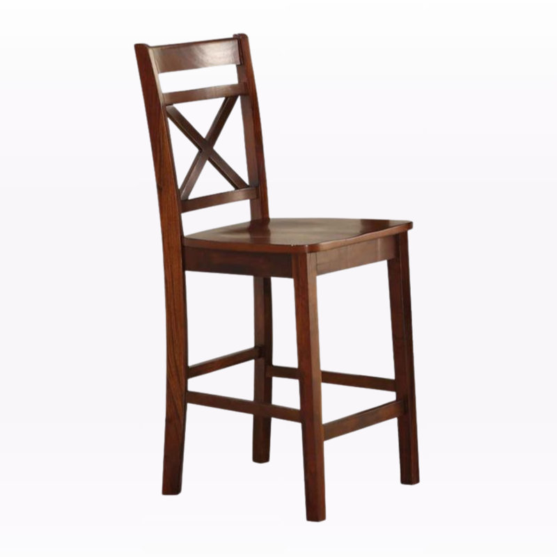 Gullo Cherry Counter Height Chairs (Set-2)