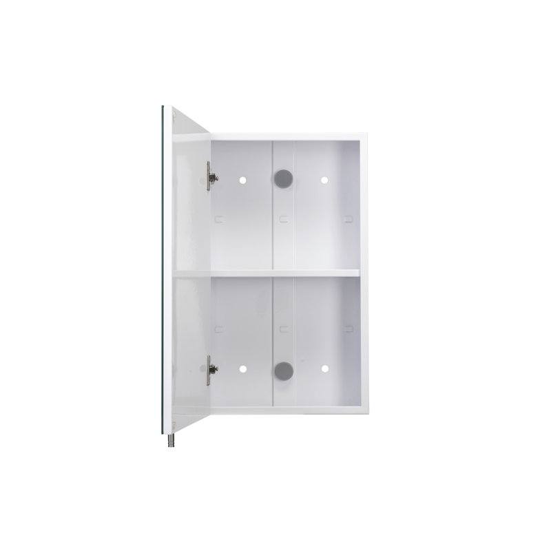 Cullen White Steel Single Door Cabinet