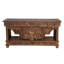 Console sculptée en bois massif