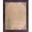 Tapis ivoire antique en laine Art déco