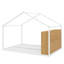 Structure de lit en métal inspirée de la maison avec éclairage intégré-1399548310-1399548305