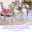 Ensemble de 12 vases à bourgeons, vase en verre pour centre de table, petits vases pour fleurs, vases à fleurs transparents à rayures en vrac, vases rétro pour décoration de table de mariage