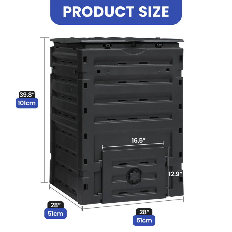 Resin Recycling Bin - 120 Gallons