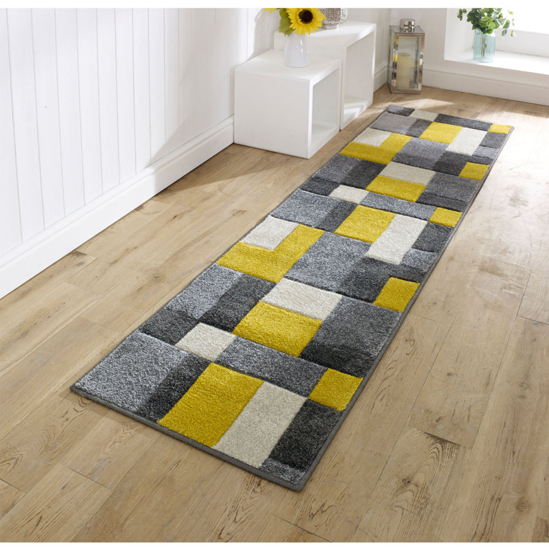Jenner Geometric Area Rug, Runner 60cm x 230cm