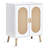 Rubenstein Modern Rattan 18 Pair Shoe Storage Cabinet-1573850630