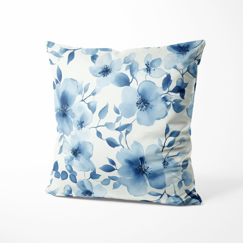 Coussin Floral, H 20 po x l 20 po