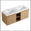 Ensemble de meuble-lavabo double 47,60 po avec dessus Delancy