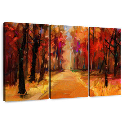 Sentier de la forêt d'Avery en automne
