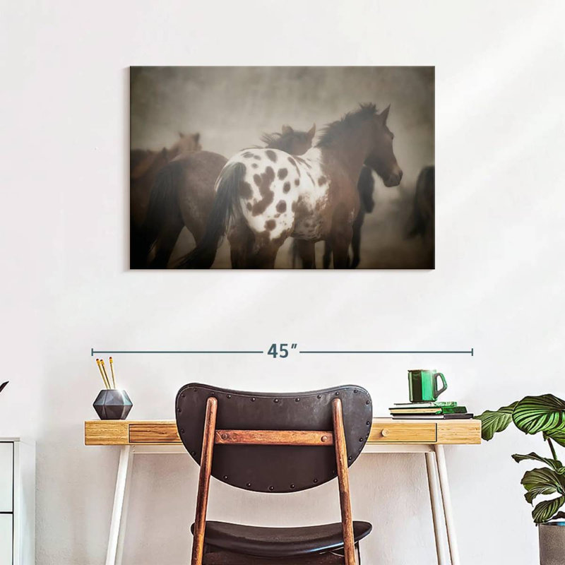 Brampt Appaloosa Herd, 24" H x 36" W