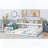 Full Floor Bed with Side Bookcase and Guardrails-1576509917-1576509918