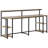 Extra Long Double Computer Desk Mdf Industrial Style Ideal For Home Office