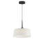 Melva Single Light Linen Steel Dimmable LED Pendant-747697313-747697312