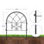 65.5 cm H x 50 cm W Fence Panels Fencing with 8