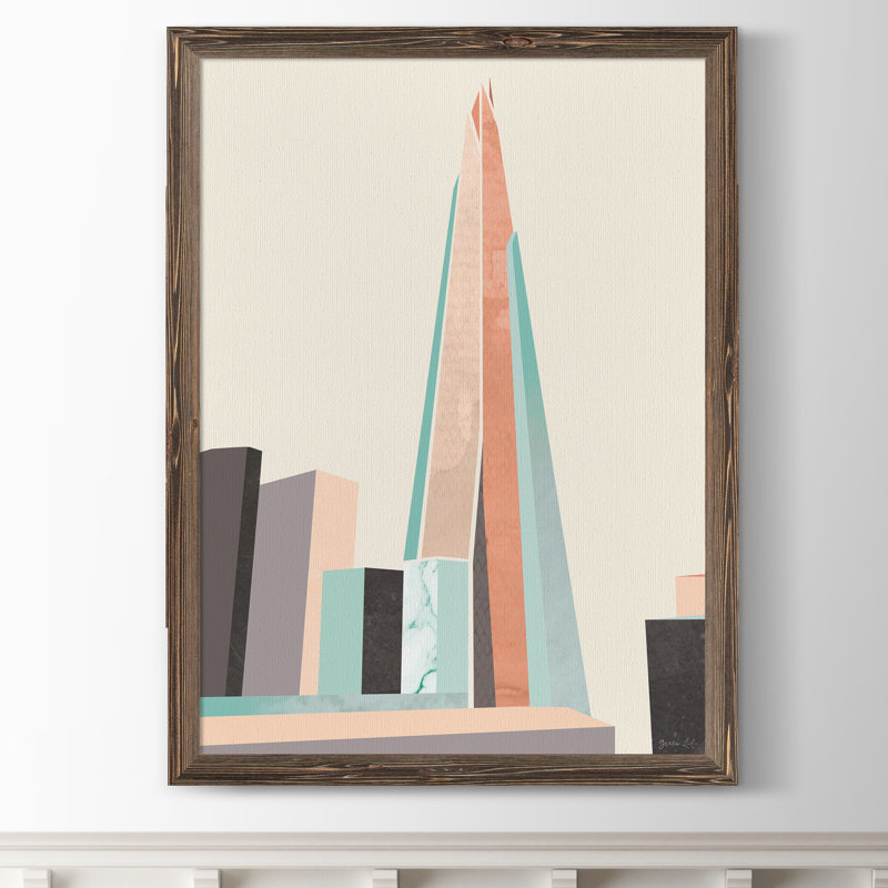 « graphicing architecture i » par paul cezanne-photo-cadre, reproduction d’art, H 38 po x l 28 po x P 1,25 po