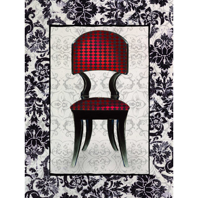 " Red Pattern Chair 2 "