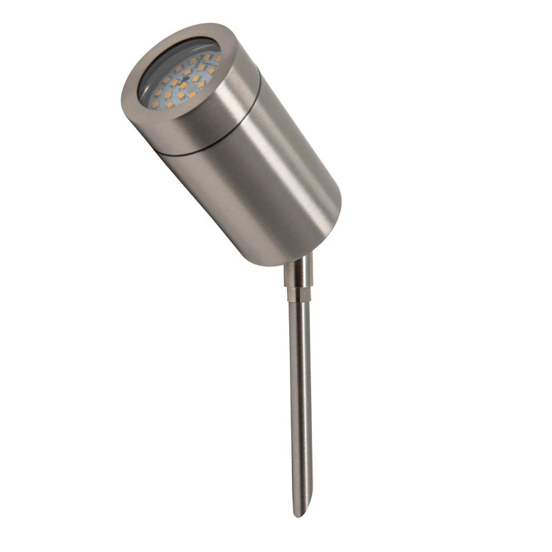 Norgren Brushed Chrome Integrated LED Metal Pathway Light