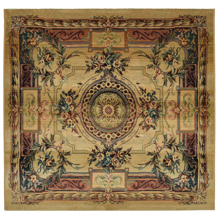 Wayne Machine Woven Beige/Brown Indoor Rug