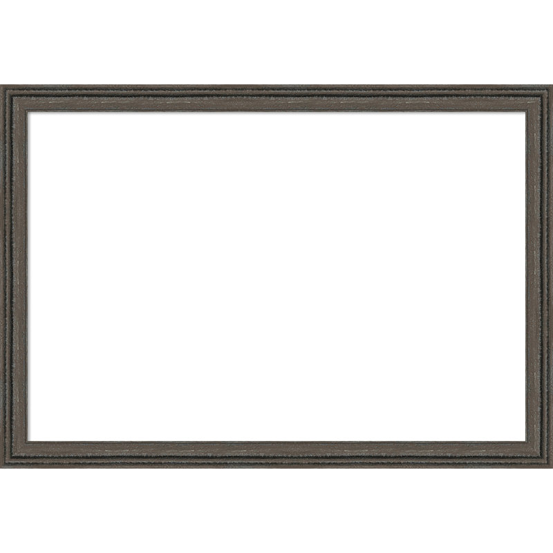 Upcycled Framed Dry Erase Magnetic Board Organization Boards, 21" H x 27" W, Brun