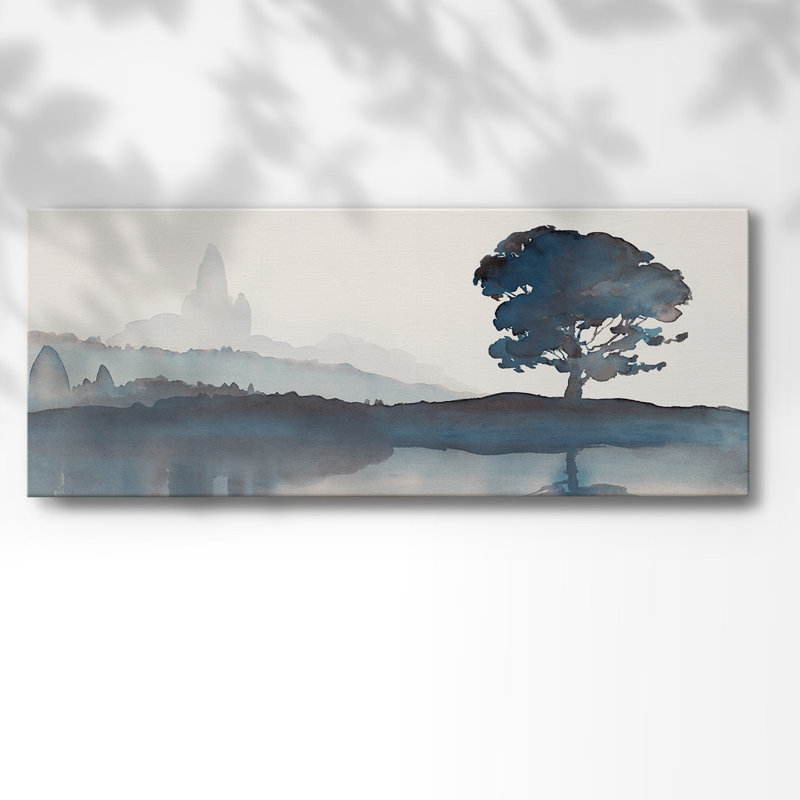 Serene Silhouette II-Gallery, toile tendue_19965WC, H 24 po x l 60 po x P 1,5 po