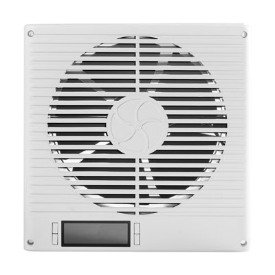 Ventilateur de 7,5 pouces d'une pièce à l'autre, ventilateur mural 2 en 1 de 30 pi³ / min avec télécommande et débit d'air bidirectionnel, ventilation silencieuse à 10 vitesses pour la cuisine, le salon et la salle de lavage