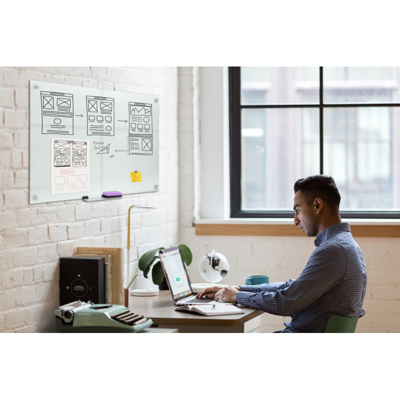 Mount-it Yes Glass Wall Whiteboard