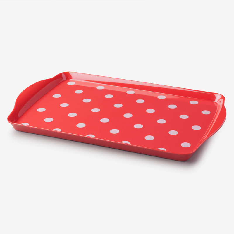 Zeal Melamine Tray, Red