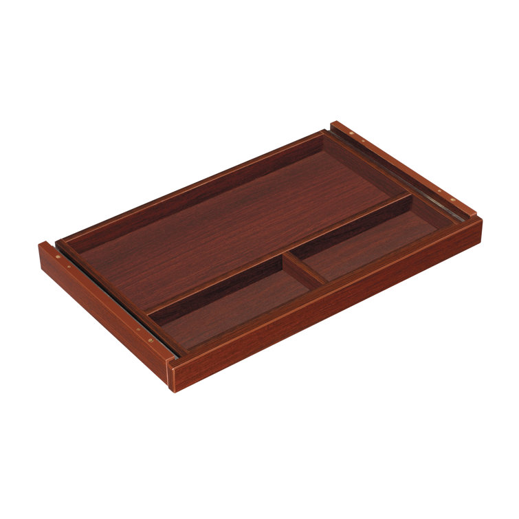 Najala L-Shaped Wood Reception Desk with Filing Cabinet