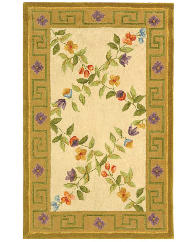 Tapis floral Berkley, Rectangle 2 pi 6 po x 4 pi