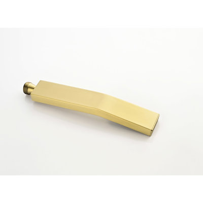 Douche en bronze huilé avec pomme de pluie naturelle de 10 po et douchette à main pour système de salle de bain et robinet à fixation murale