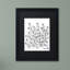 « simple fleur doodle », impression sur toile encadrée-19607726-19607727