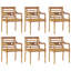 Ensemble de table rectangulaire d'extérieur 7 pièces 6 personnes